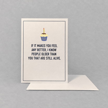 I Know People Older Than You Birthday Card photo 2 on the lighter grey backdrop