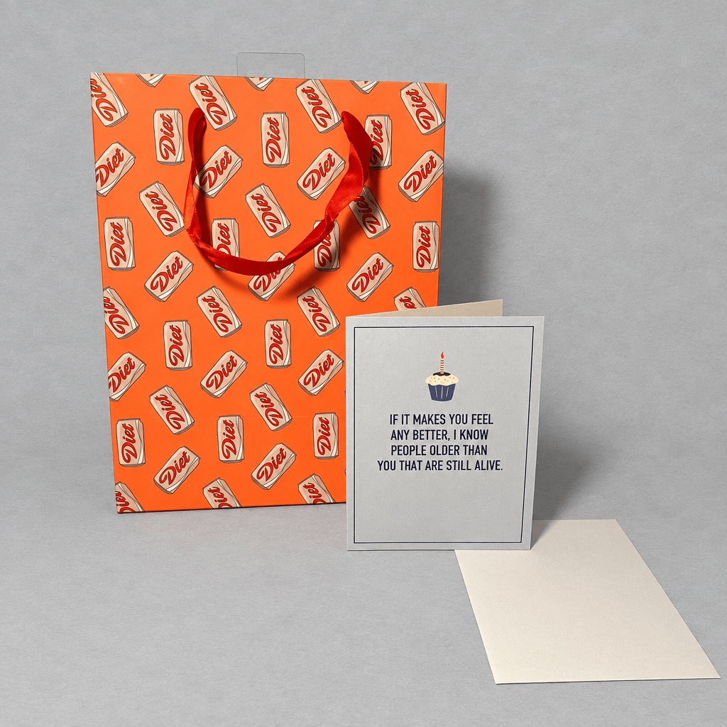 I Know People Older Than You Birthday Card photo 5 on the lighter grey backdrop