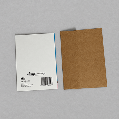 I'm Sorry I Called You Old Birthday Card photo 5 on the lighter grey backdrop