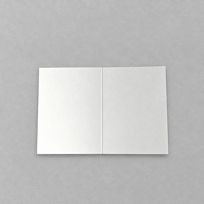 Impish Greetings Sleigh Queen Christmas card featuring a blank white interior on thick velvety cardstock
