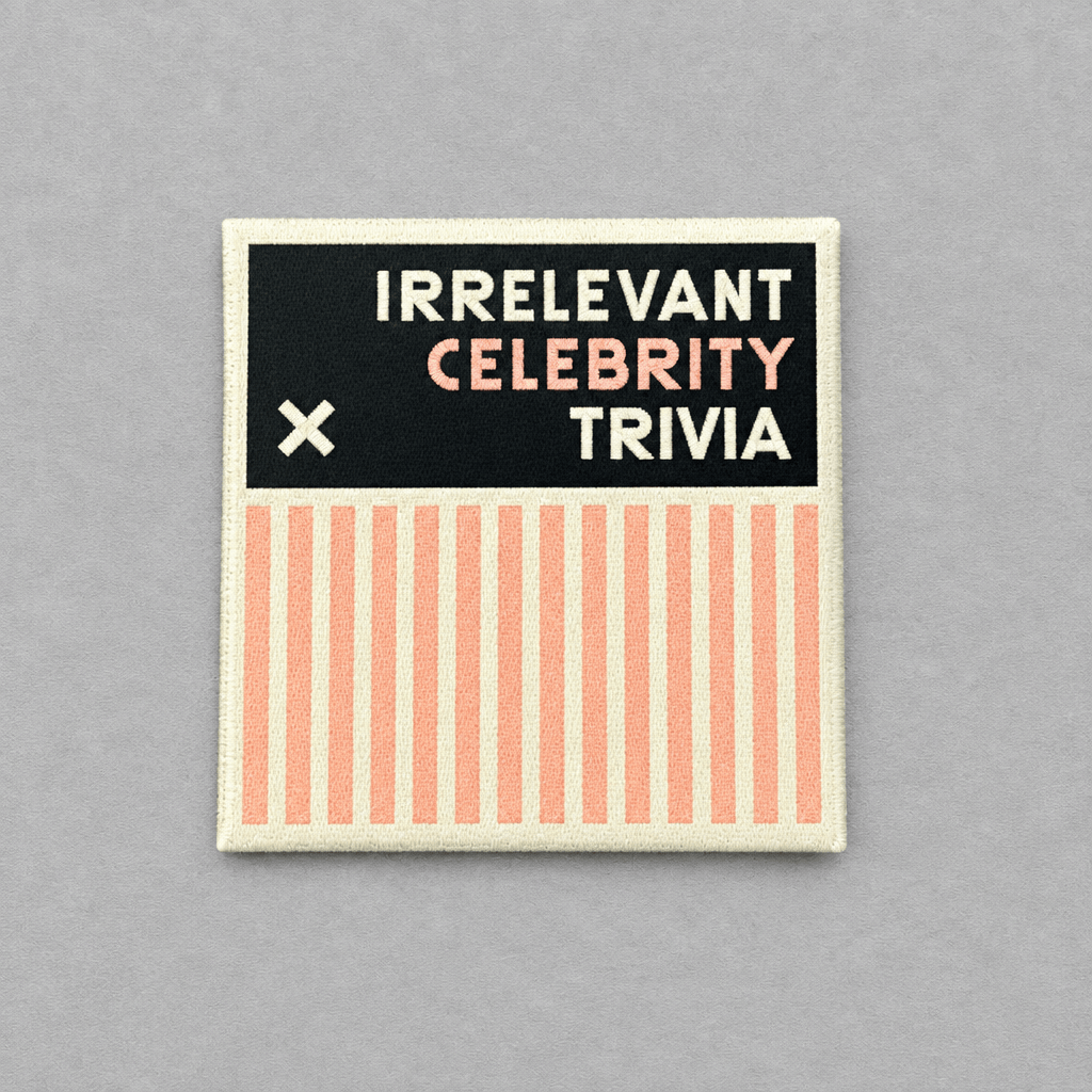 Irrelevant Celebrity Trivia photo 2 on the lighter grey backdrop