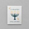 Light My Fire Hanukkah Card photo 1 on the lighter grey backdrop