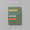 Mama Mommy Mom Bruh Greeting Card photo 1 on the lighter grey backdrop