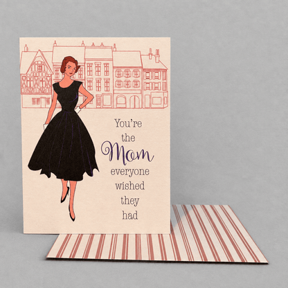 Mother's Day Vintage Fashion Card photo 2 on the lighter grey backdrop