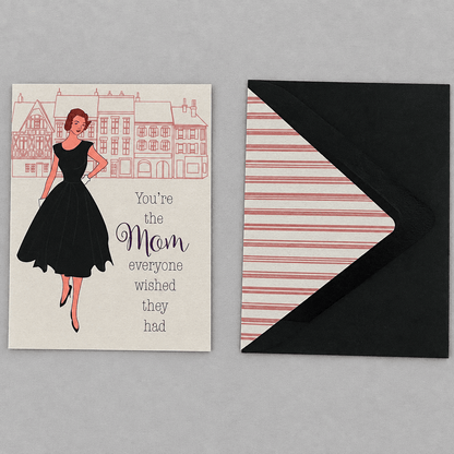 Mother's Day Vintage Fashion Card photo 4 on the lighter grey backdrop