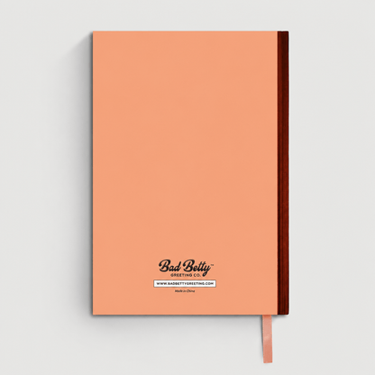 Notebook back on muted light grey