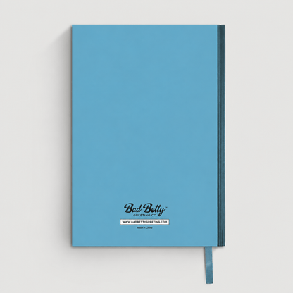 Notebook back on muted light grey