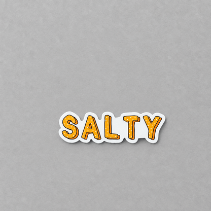 Salty Sticker photo 2 on the lighter grey backdrop