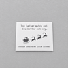 Santa Hates Little B*tches Christmas Card photo 1 on the lighter grey backdrop
