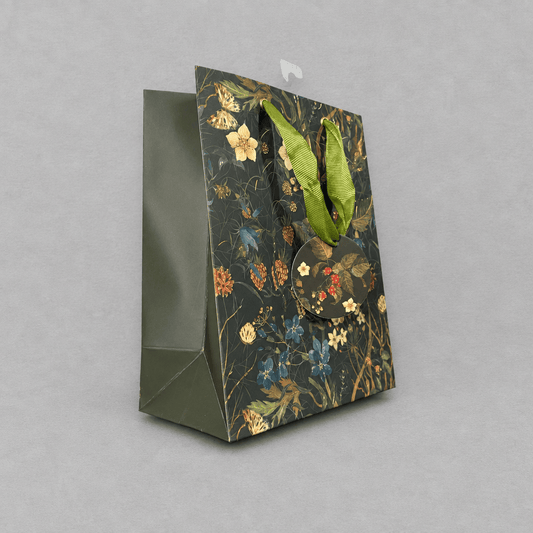 Small Gift Bag Forest Flowers photo 3 on the lighter grey backdrop