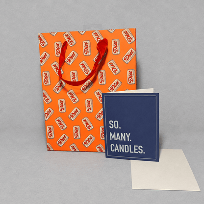 So. Many. Candles. Birthday Card photo 4 on the lighter grey backdrop