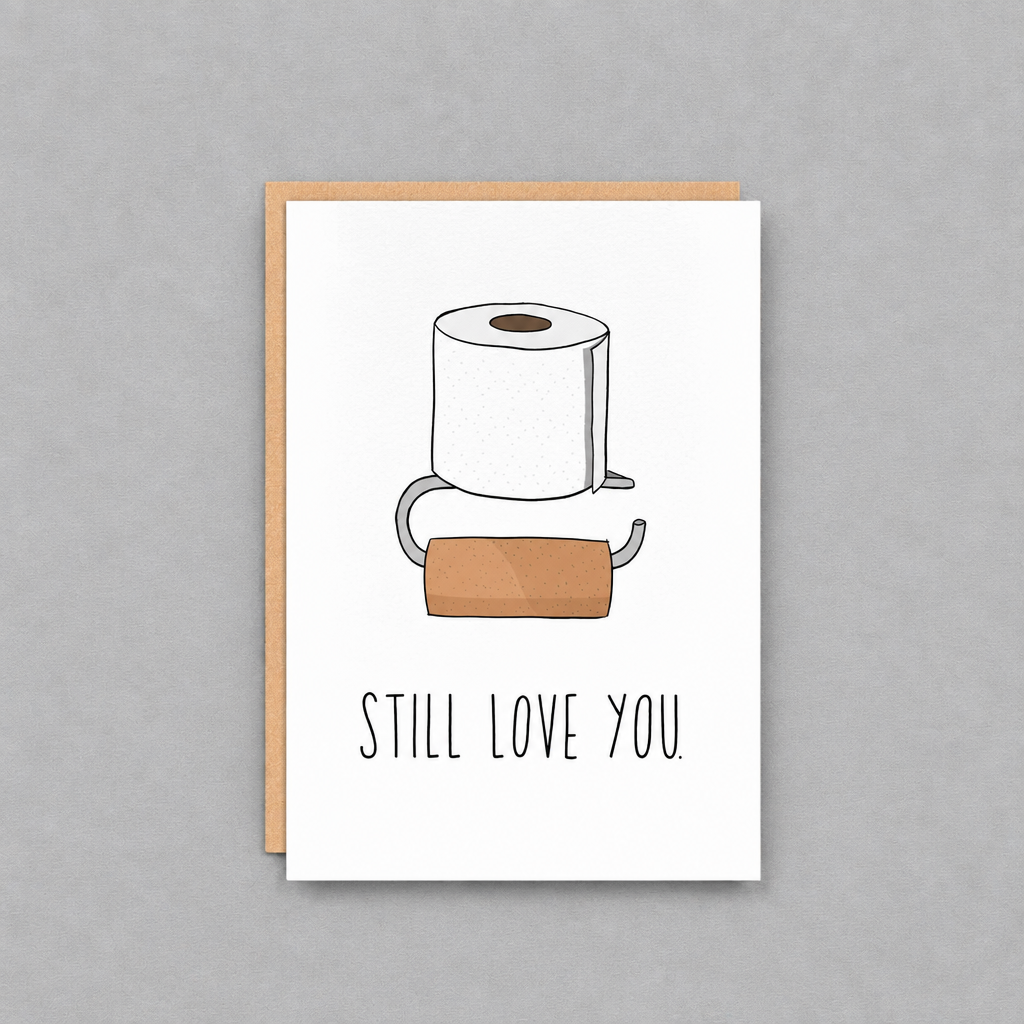 Still Love You Card photo 1 on the lighter grey backdrop