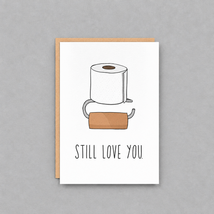 Still Love You Card photo 1 on the lighter grey backdrop