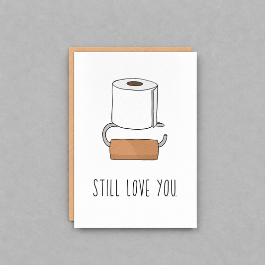 Still Love You Card photo 1 on the lighter grey backdrop