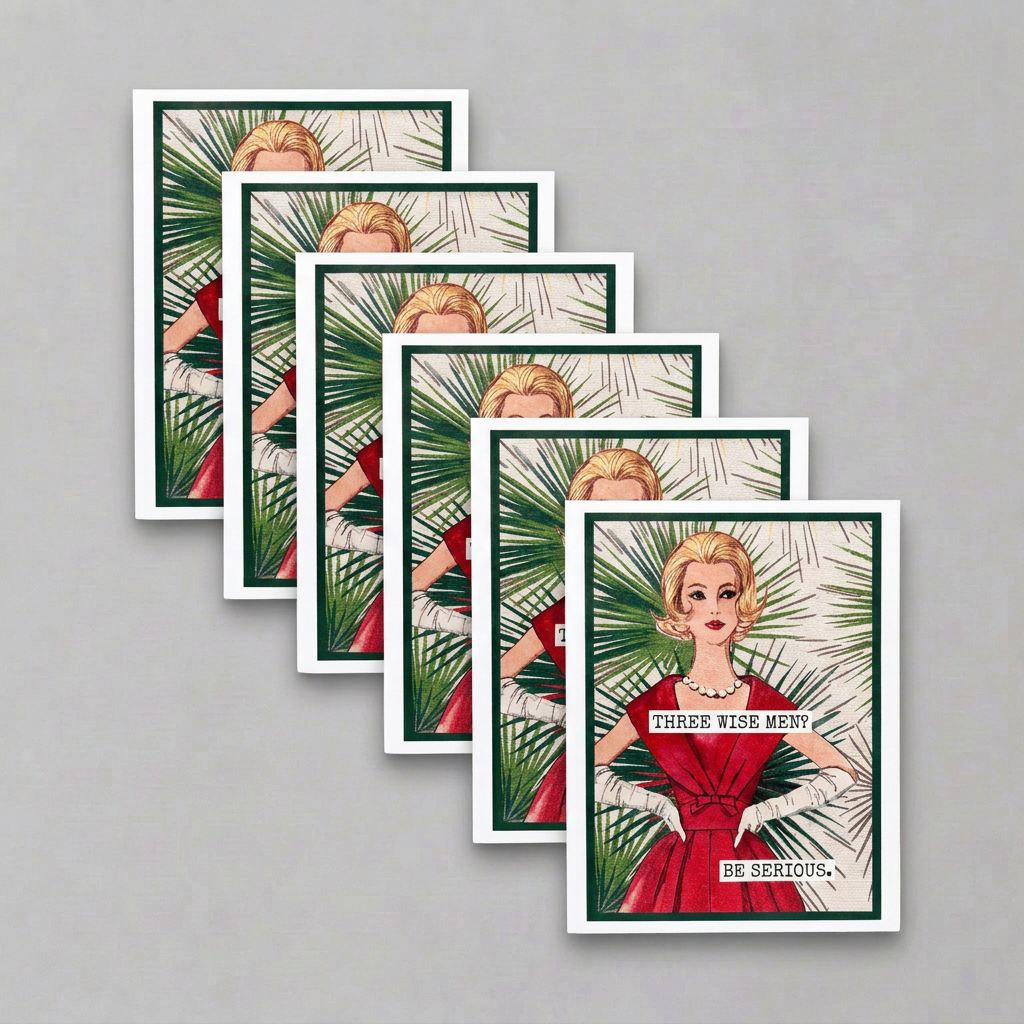 Three Wise Men six-card diagonal waterfall