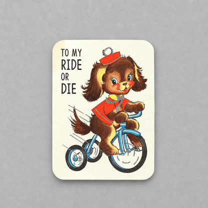 To My Ride or Die Best Friend Card photo 1 on the lighter grey backdrop