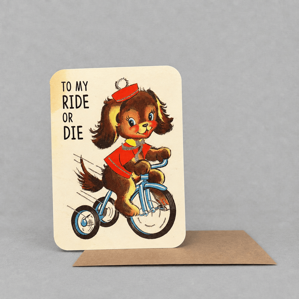 To My Ride or Die Best Friend Card photo 2 on the lighter grey backdrop