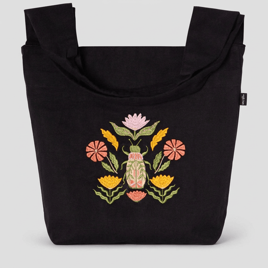 Tote on a muted light-grey background