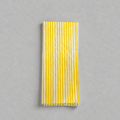 Yellow Stripe Tissue Paper photo 3 on the lighter grey backdrop