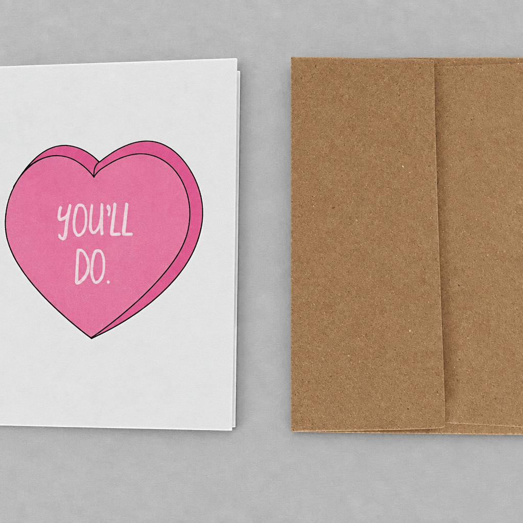 You'll Do Anniversary Card photo 4 on the lighter grey backdrop